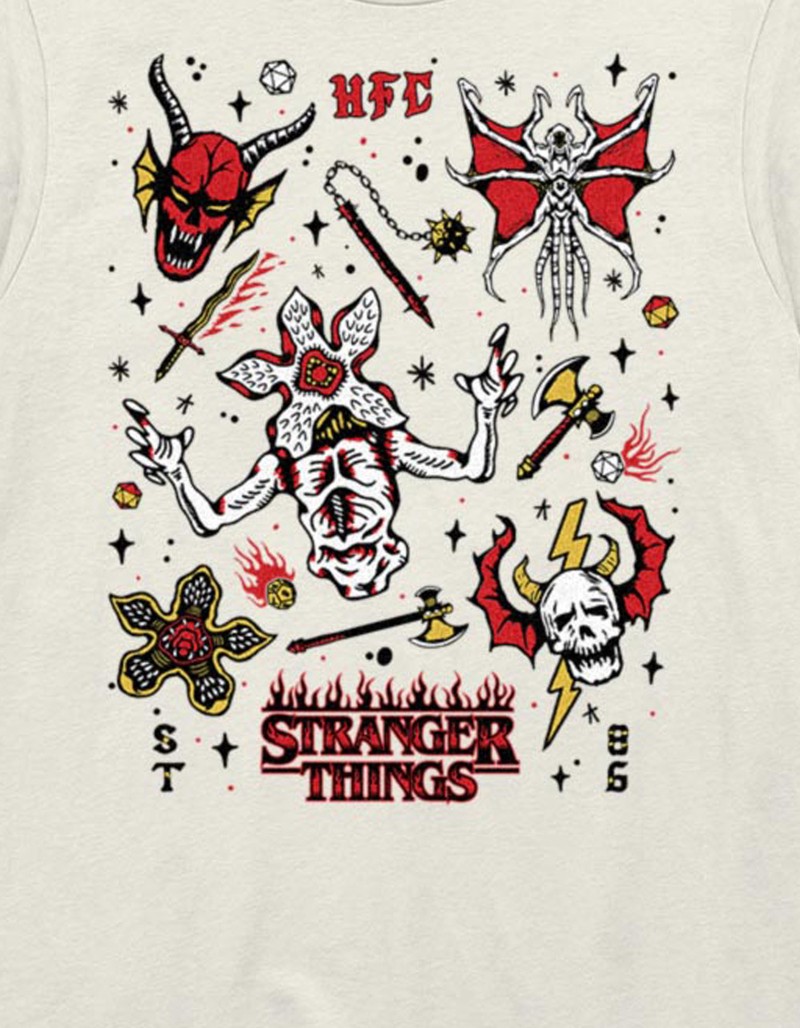 STRANGER THINGS Flash Sheet Unisex Tee image number 1