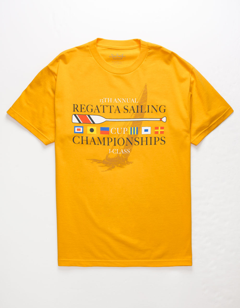 BLUE CROWN Regatta Sailing Mens T-Shirt image number 0