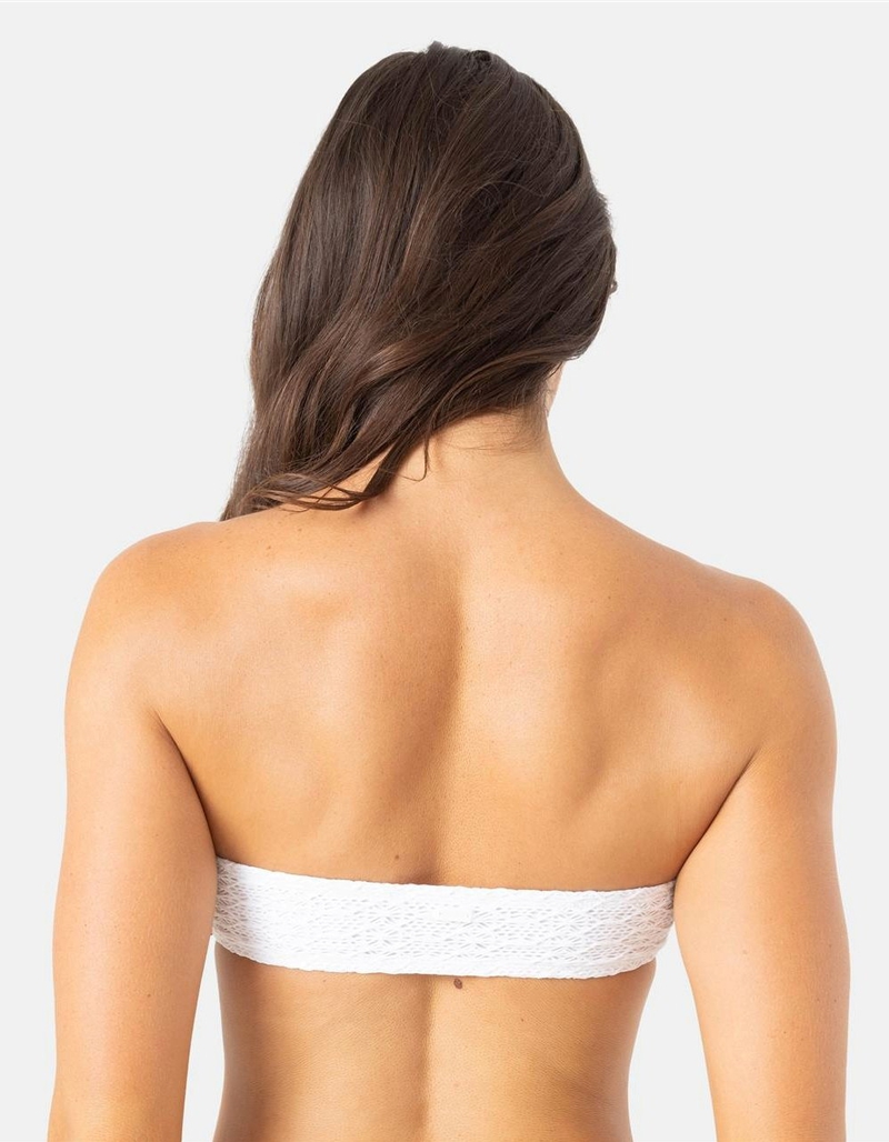 ROXY Crochet Ring Bandeau Bikini Top image number 2