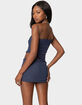 EDIKTED Vivi Mesh Asymmetric Tube Top image number 4