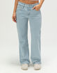 RSQ Womens Low Rise Loose Straight Hibiscus Pocket Jeans image number 3