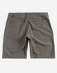 NITROUS BLACK Bronson Heather Black Mens Hybrid Shorts image number 2