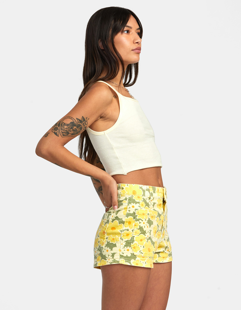 RVCA Belle Womens Corduroy Shorts image number 3