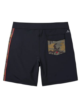 SEAESTA SURF Black + Camo Boys Boardshorts Alternative Image