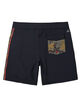 SEAESTA SURF Black + Camo Boys Boardshorts image number 2
