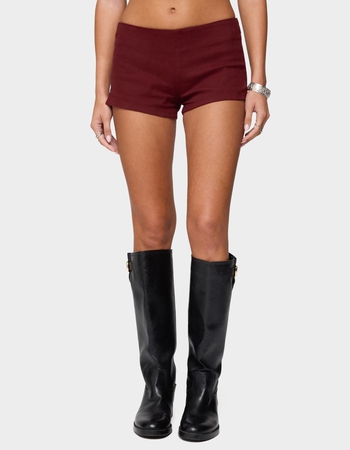 EDIKTED Dinah Denim Micro Shorts Primary Image