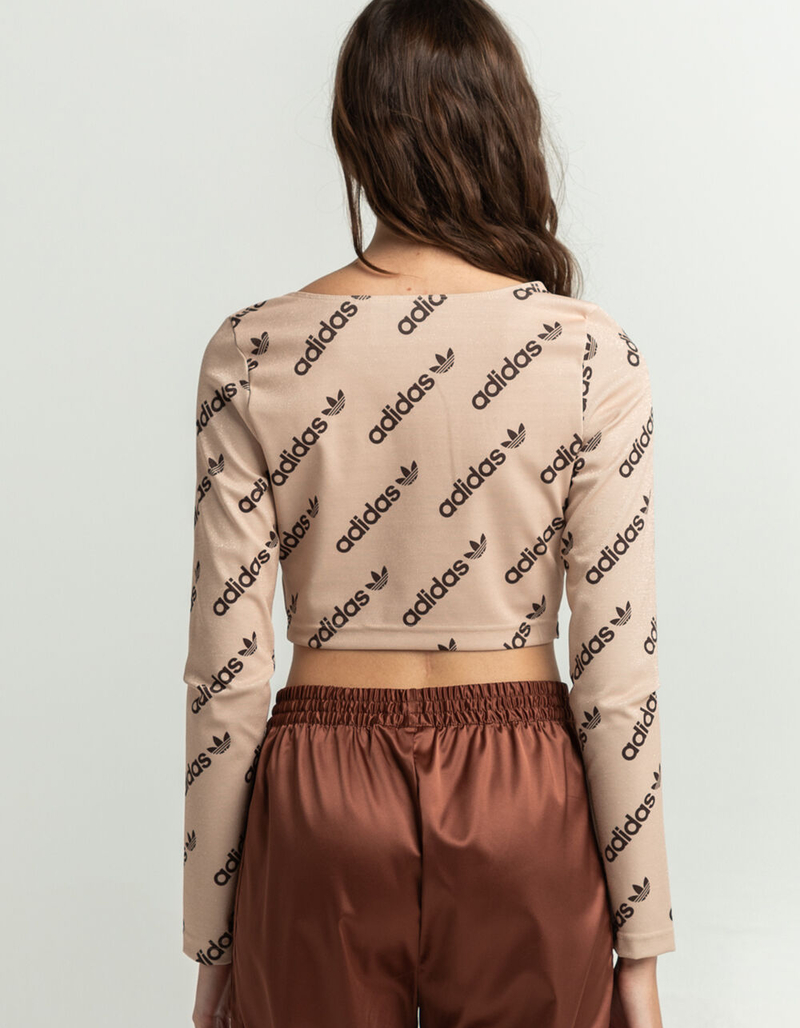 ADIDAS Logomania Womens Crop Top image number 2