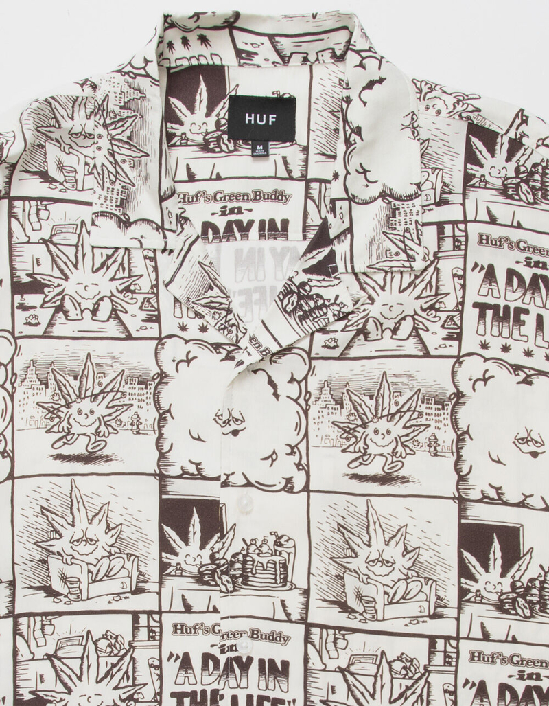 HUF 420 Day In The Life Mens Shirt image number 2