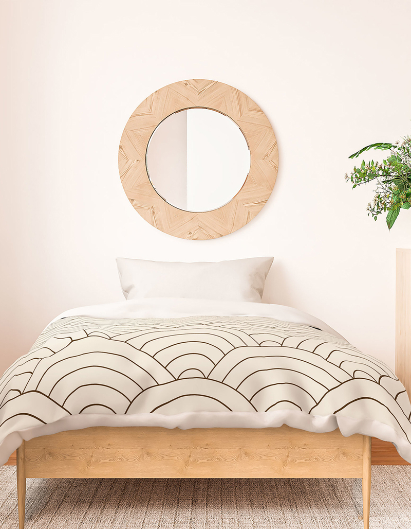 DENY DESIGNS Summer Sun Home Art Waves Twin XL Duvet Cover image number 2