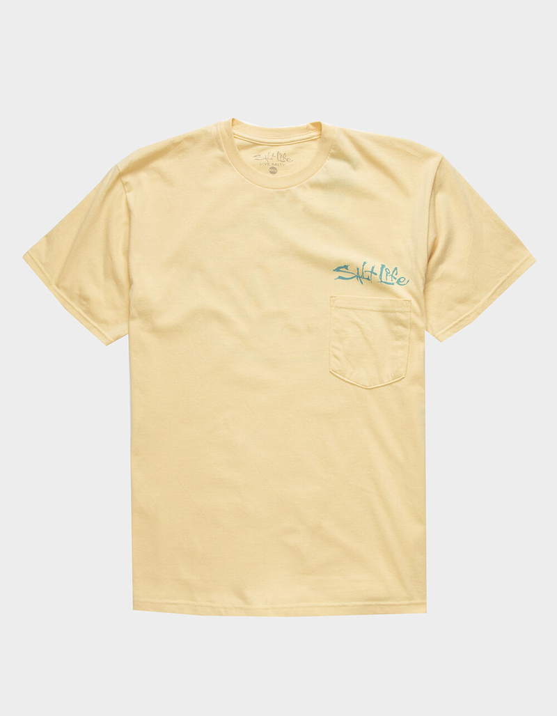 SALT LIFE The Motto Mens Pocket Tee image number 1