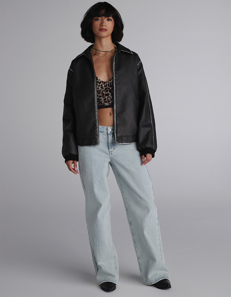 RSQ Womens Low Rise Baggy Jeans image number 5