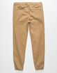 CHARLES AND A HALF Classic Tan Boys Jogger Pants image number 3