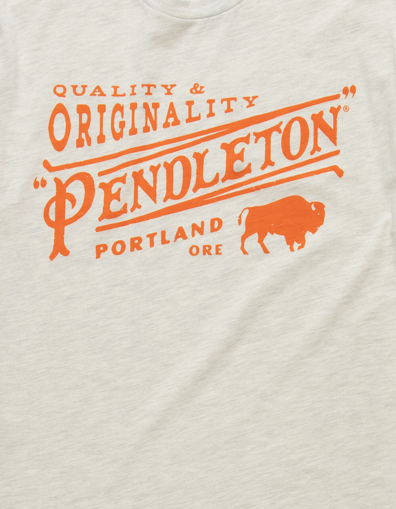 PENDLETON Vintage Logo Bison Mens Tee image number 1