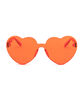 All Heart Eyes Red Sunglasses image number 2