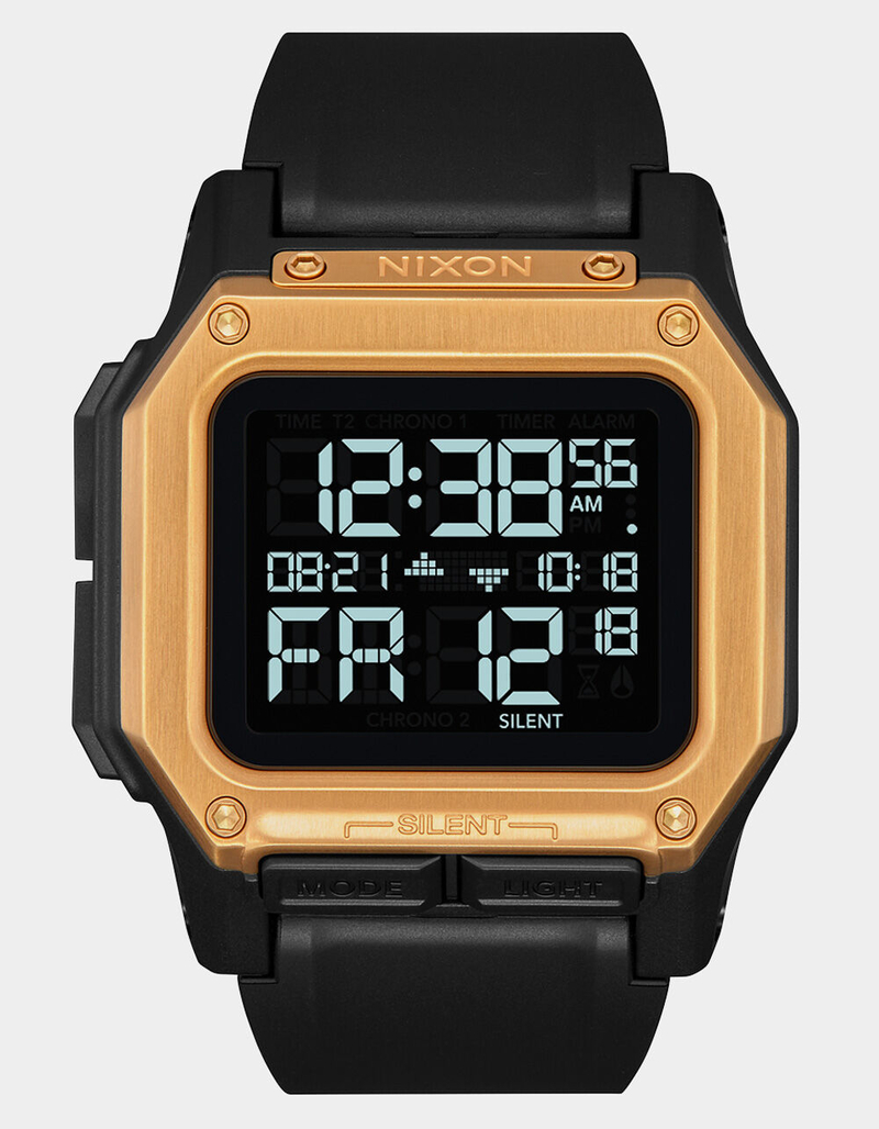NIXON Regulus Black & Gold Watch image number 0