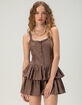 WEST OF MELROSE Womens Drop Waist Mini Dress image number 2