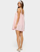 EDIKTED Christena Ruffle Mini Dress image number 2