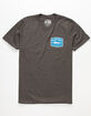 SALTY CREW Stealth Mens Charcoal T-Shirt image number 2