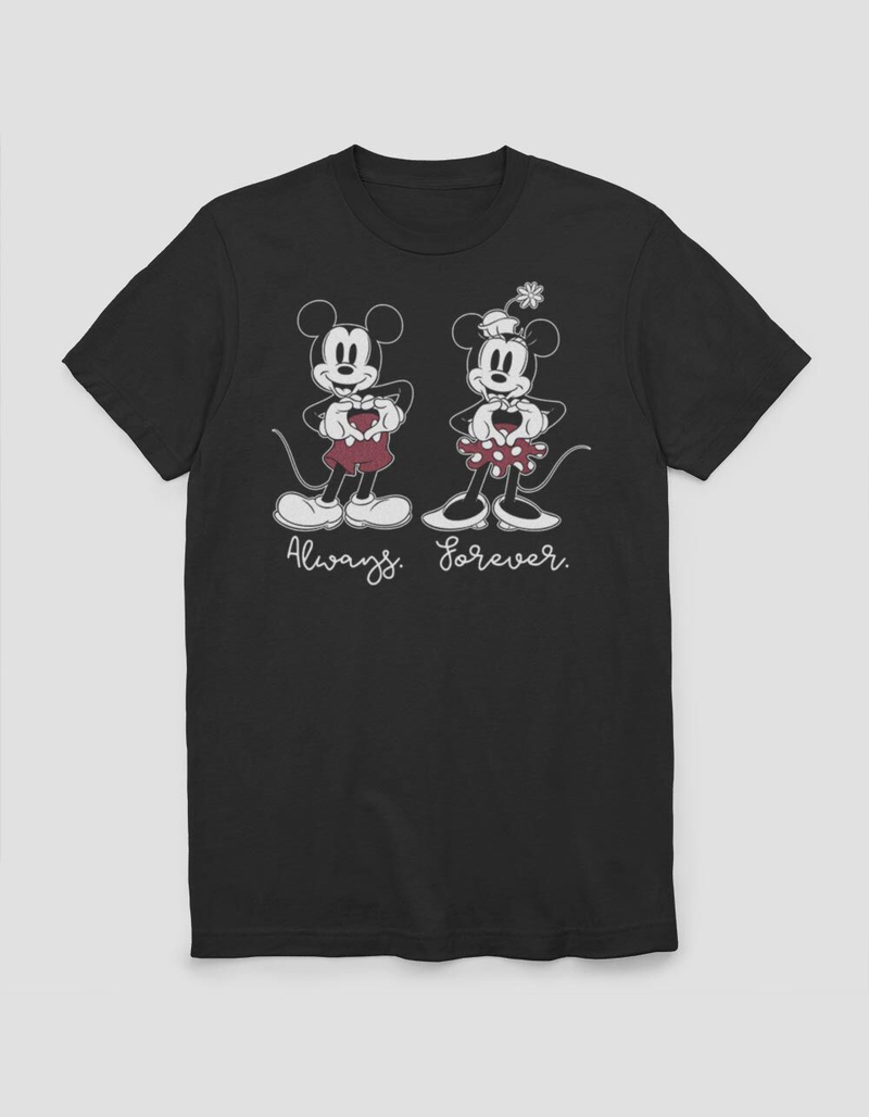 DISNEY Mickey And Minnie Always Forever Unisex Tee image number 0
