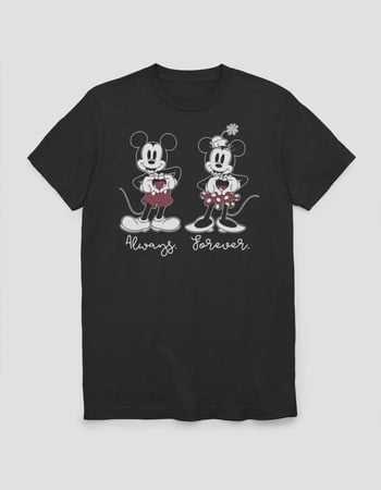 DISNEY Mickey And Minnie Always Forever Unisex Tee Primary Image