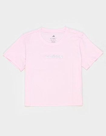 ADIDAS Embroidered Linear Girls Tee Primary Image