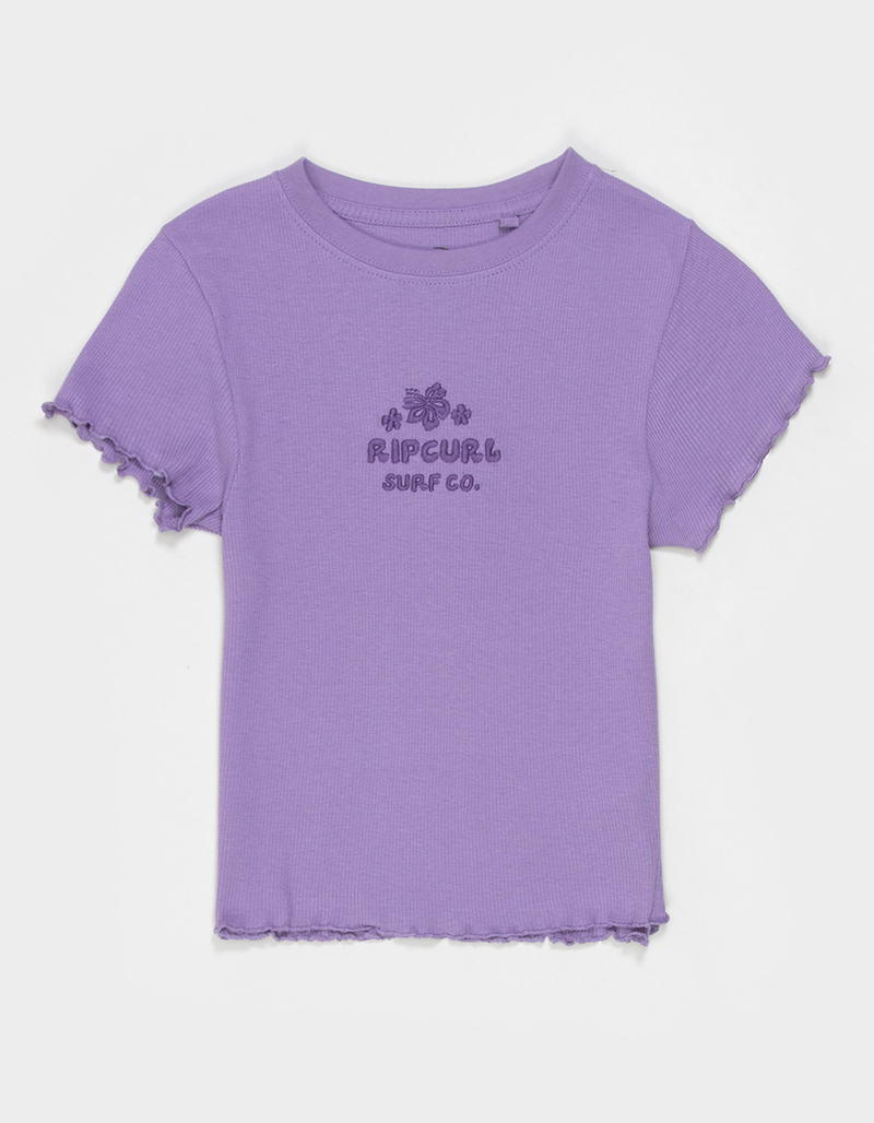 RIP CURL Neon Isles Girls Rib Tee image number 1