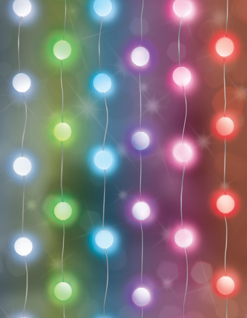 MERKURY INNOVATIONS Mini Frosted Bulb Curtain Lights image number 0