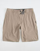 O'NEILL Reserve Khaki Mens Hybrid Shorts image number 1