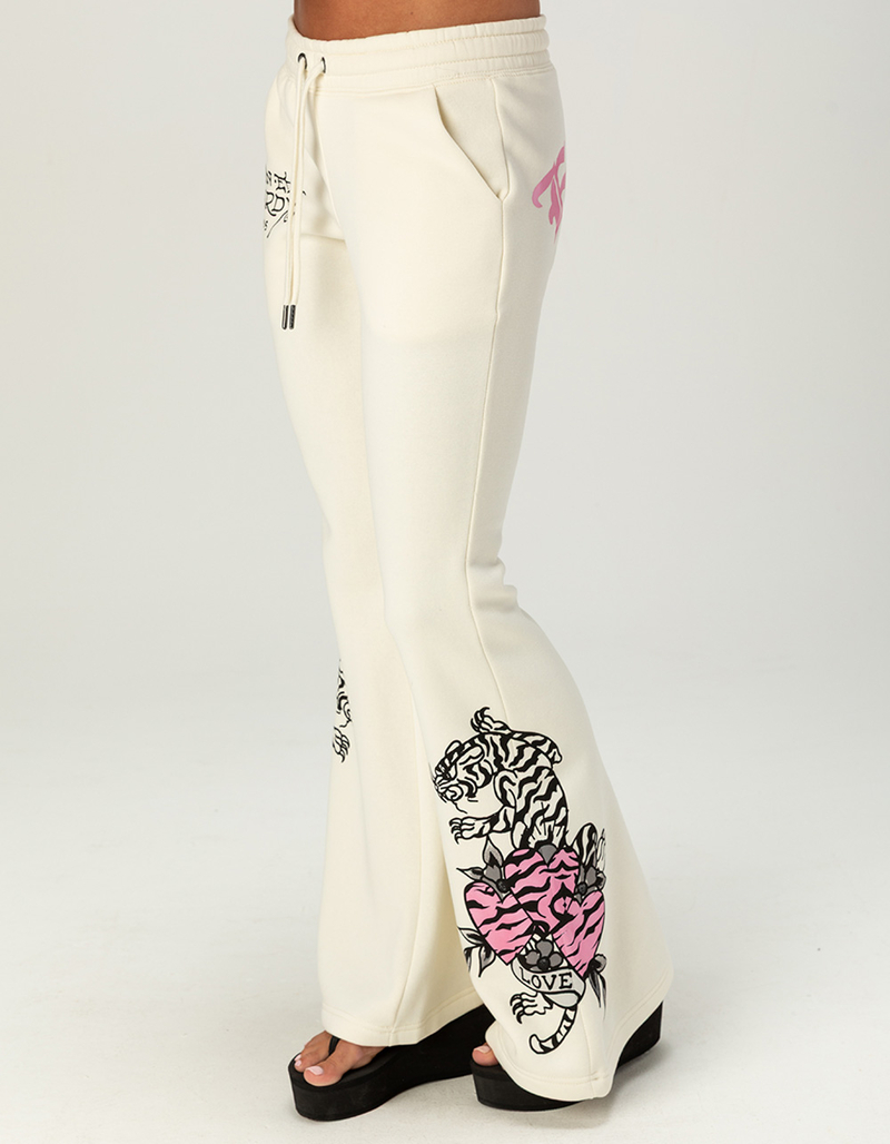 ED HARDY Love Kills Slowly Womens Bootcut Sweatpants image number 3