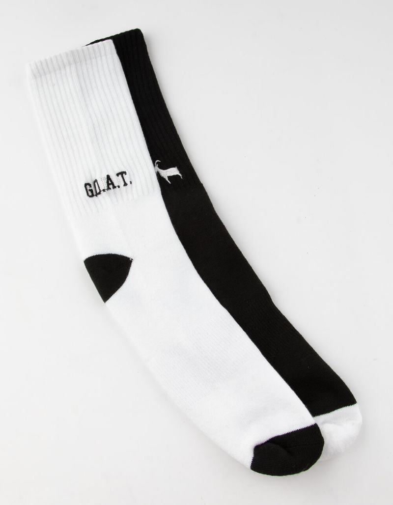 BLUE CROWN 2 Pack Mixed Goat Mens Crew Socks image number 0