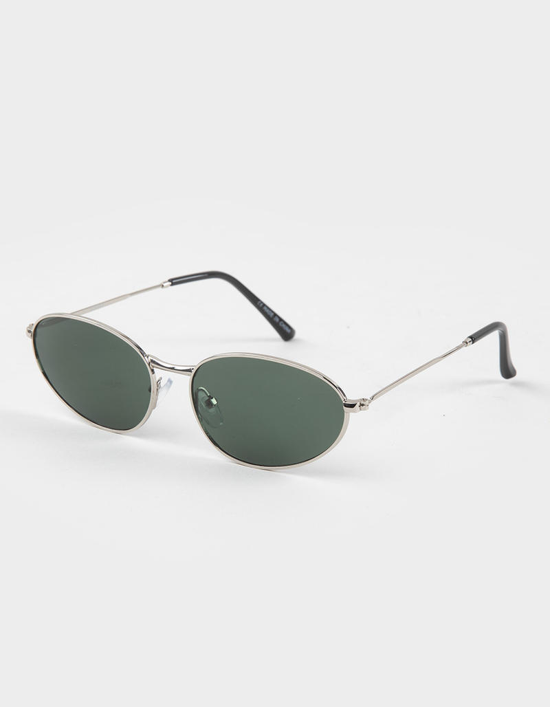 RSQ Angular Oval Metal Sunglasses image number 0