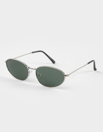 RSQ Angular Oval Metal Sunglasses Primary Image