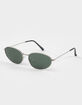 RSQ Angular Oval Metal Sunglasses image number 1