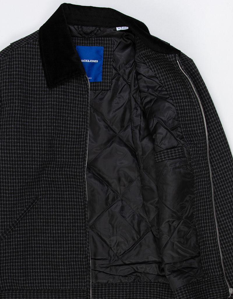 JACK & JONES Eaton Mens Wool Worker Jacket BLACK COMBO Tillys