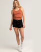 TILLYS Womens Wide Strap Rib Tank Top image number 3