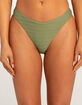 FULL TILT Tiny Textured Bikini Bottoms image number 3
