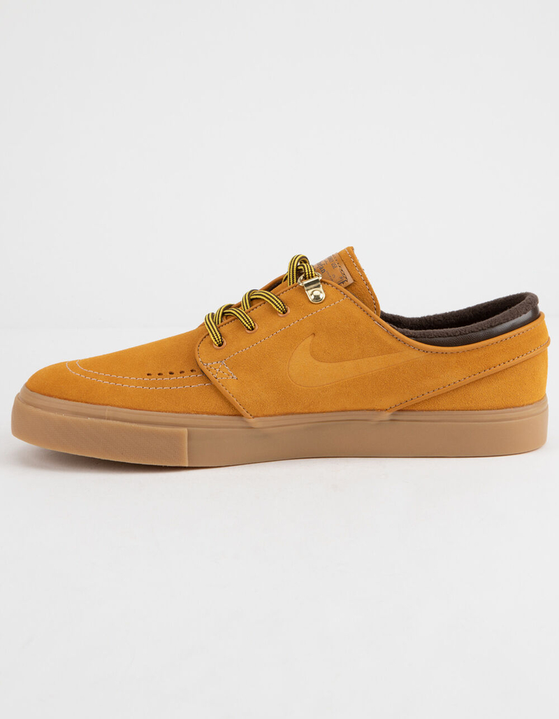 NIKE SB Zoom Janoski Premium Bronze Gum Light Brown Shoes image number 3