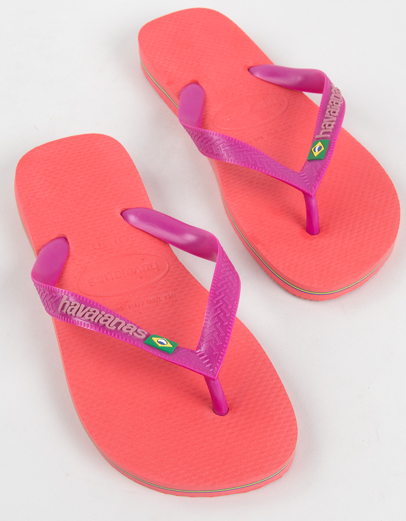 HAVAIANAS Brazil Logo Womens Flip Flops image number 4