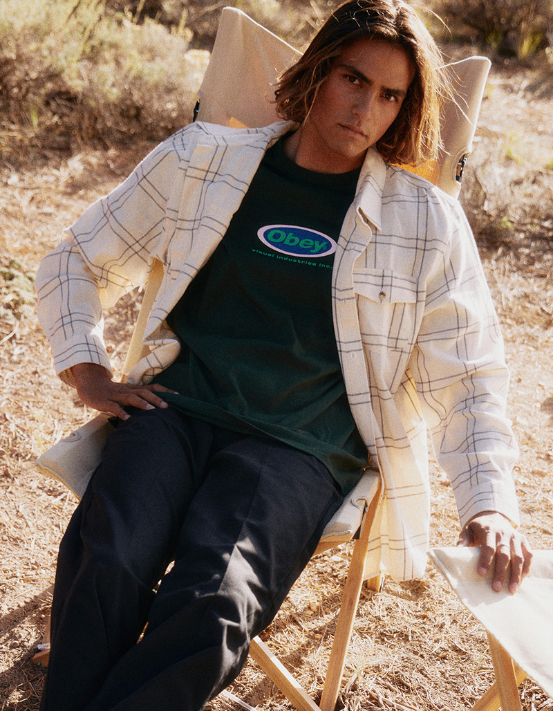 OBEY Fast Inc Mens Tee image number 3