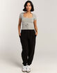 RSQ Womens Ribbon Rib Sweater image number 2