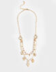 FULL TILT Layered Beaded/Starfish Charm Necklace image number 1