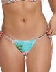 BILLABONG Paradise Sun Low Tide Tie Side Skimpy Bikini Bottoms image number 2