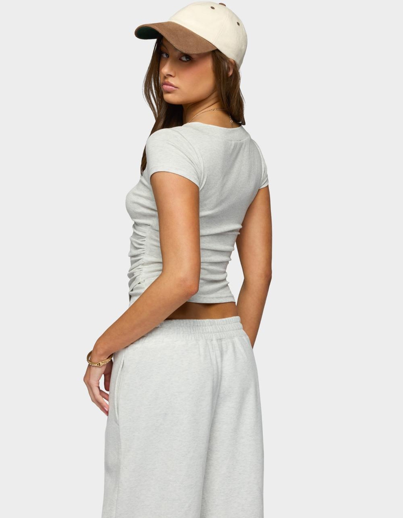 EDIKTED Iria V-Neck Wrapped Top image number 2