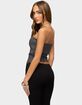 EDIKTED Maryah Paneled Stud Strapless Top image number 3