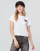 VOLCOM Little Brah White Womens Tee image number 1