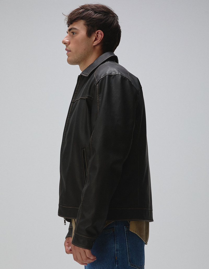 RSQ Mens Vegan Leather Jacket image number 5