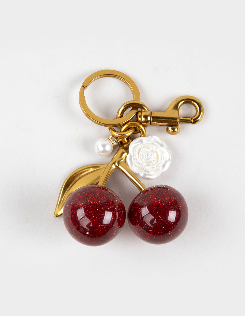 FULL TILT Cherry Fem Bag Charm Keychain image number 0