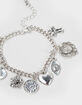 FULL TILT Cross/Heart Multi Charm Bracelet image number 3