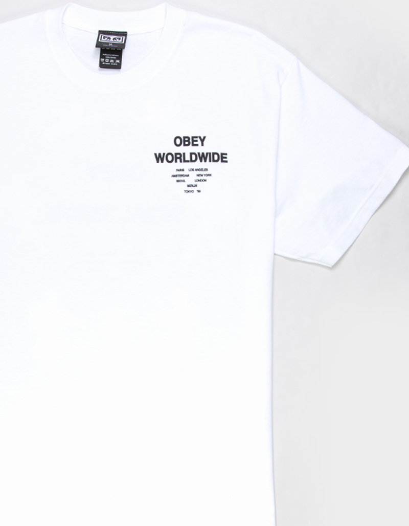 OBEY Angels Above Mens Boxy Tee image number 3