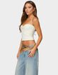 EDIKTED Zoee Twisted Textured Halter Top image number 2